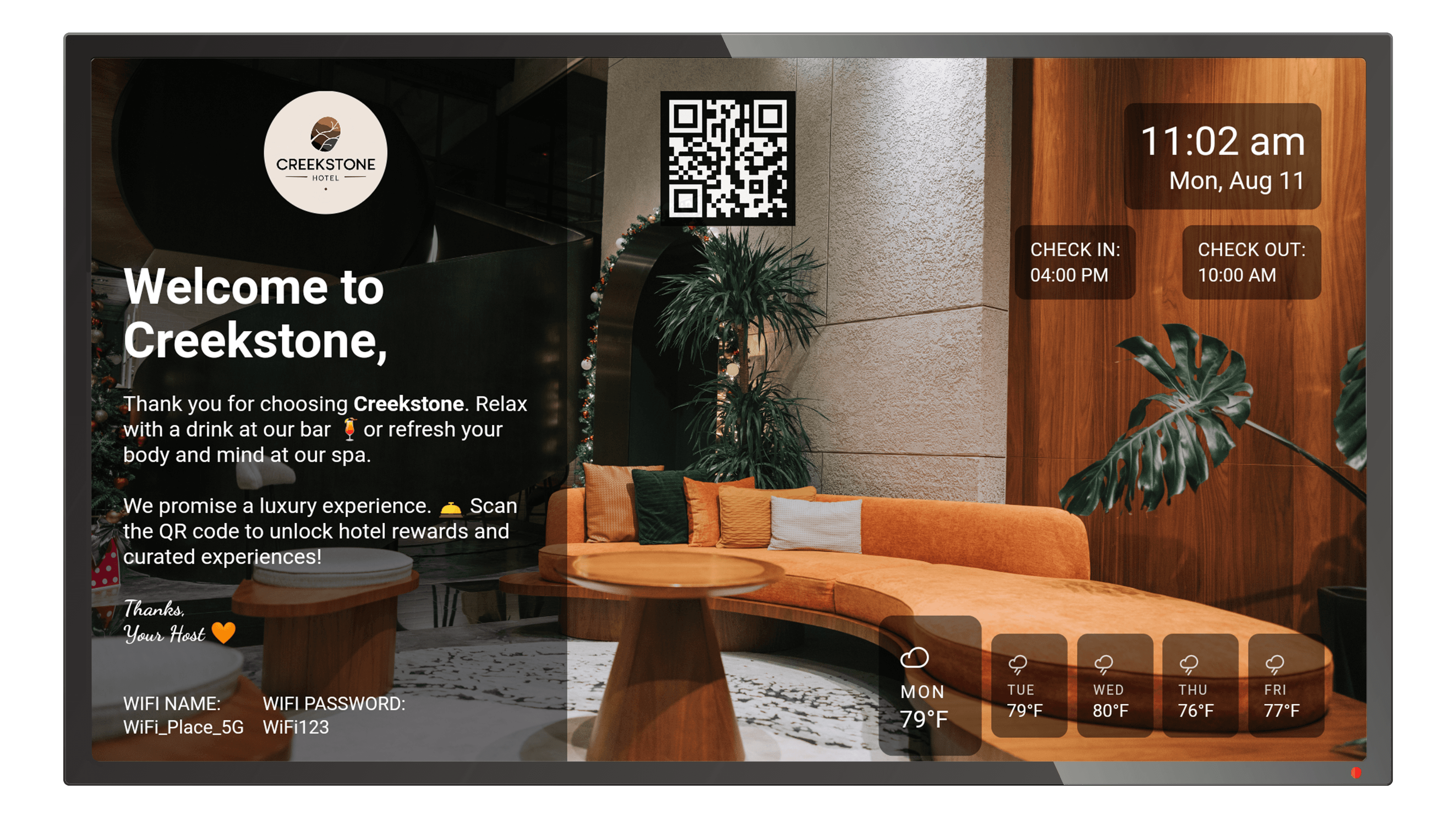 Welcome screen 1